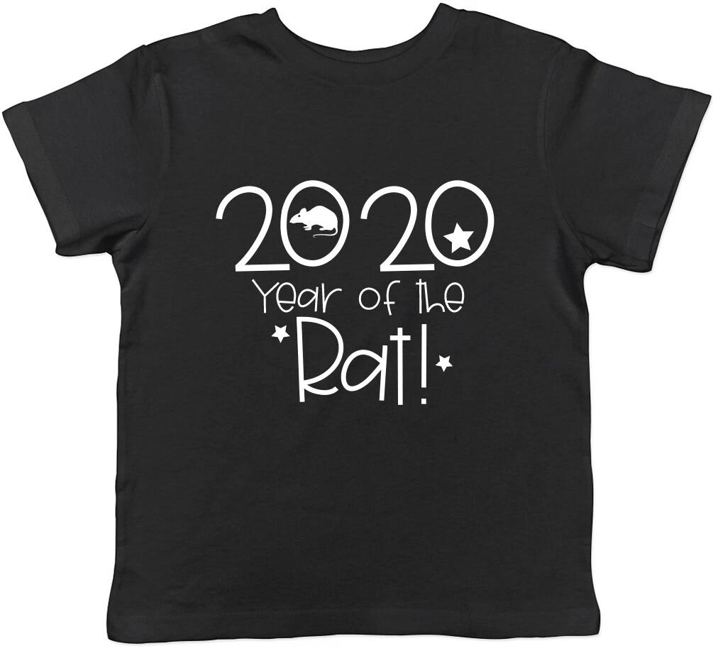 Year of the Rat Chinese New Year 2020 Boys Girls Childrens Kids T-Shirt 100