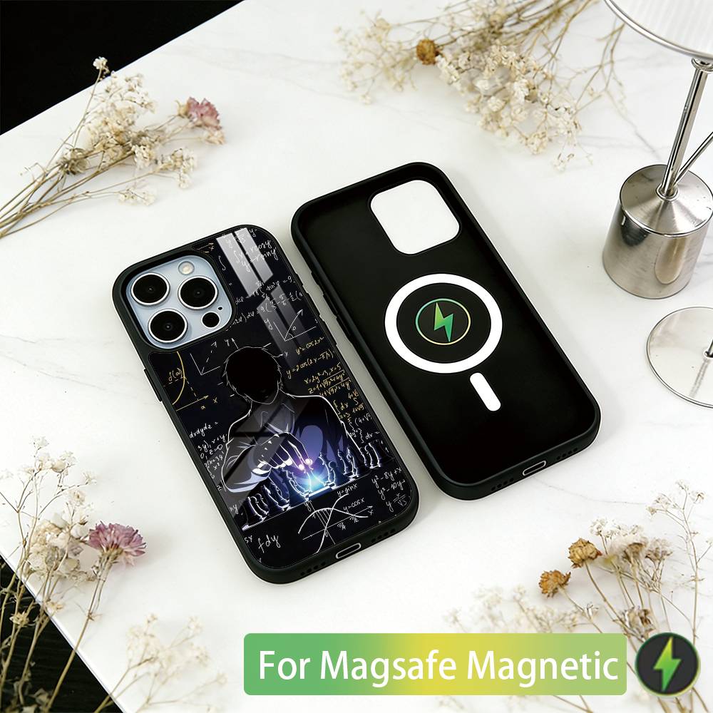 Physik Chemie Mathematik Handyhülle Für iPhone17,16,15,14,13,12,11 Plus,Pro Magnetisch Für Magsafe Kabelloses Laden