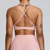 Fashion Cross Beauty Back Yoga Bra Bubble Wrap High Intensity Exercise Intimates Tight Fitness Vest Household Running Intimates