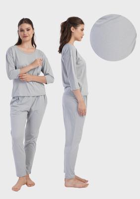 Women's Cotton Pajama Long Pants And Long Sleeve M Vienetta Comfortable
