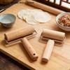 dailyHand Dough Roller Wooden Rolling Pin for Pizza Pastry Pasta Chapati Bakery Cake Baking Tool Anti Slip Handle Easy Rolling