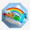 Umbrelă Automată cu Tematica Numberblocks, Ușoară și Portabilă, 8 Spițe, Perfectă pentru Călătorii în Aer Liber, Zile de Naștere, Crăciun, Cadouri.