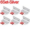 20/1Set Invisible Magnets Cabinet Catches Strong Magnetic Door Stopper Patch Adhesive Furniture Drawer Window Door Closer Latch