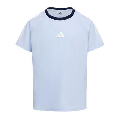 Sportswear Round Neck Short Sleeve Pullover Kids Tops LD7346