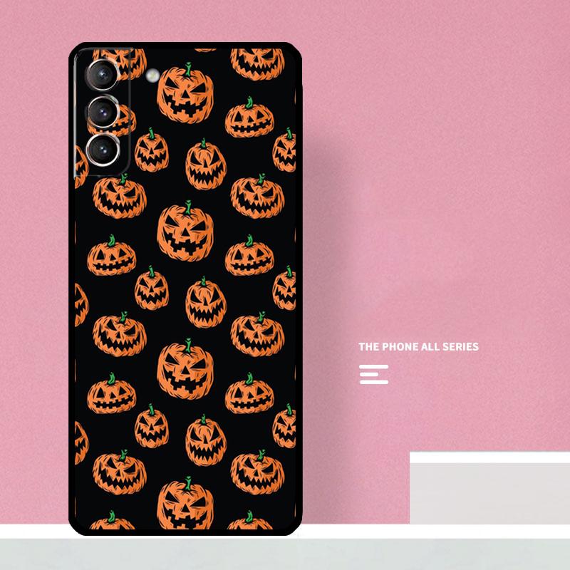 Autumn Leaves Fall Pumpkin Halloween Case For Samsung Galaxy S20 FE S21 S22 S23 Ultra S8 S9 S10 Note 10 Plus 20 Ultra Cover