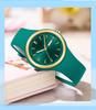 Sanda Unisex Quartz Watch with Calendar, Fashionable Silicone Waterproof Wristwatch for Teens