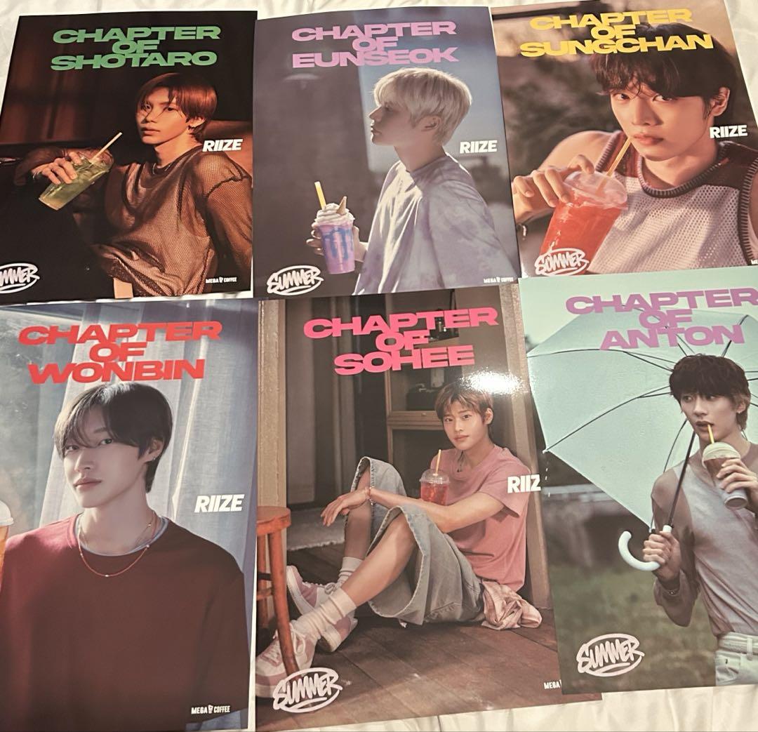 

[USED] Riize mega coffee poster set of 6