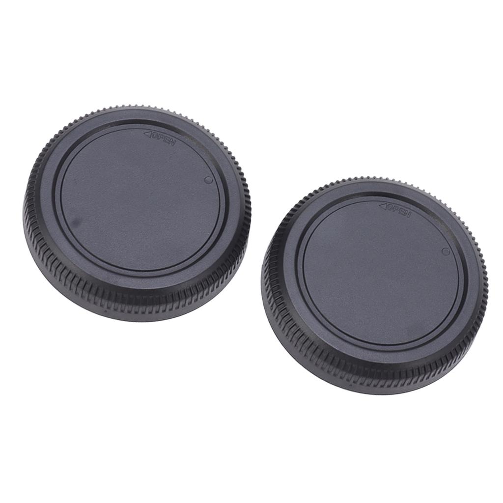 2PCS Lens Rear Caps ABS Plastic Snap On Lens Back Cover Replacement for GFX Series SLR Cameras