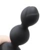 Open Mouth Gag Oral Fixation of Big Beads Mouth Gag Ball Silicone Harness With Anal Plug Dildo Head Strap For Lesbian SM Bondage