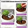 Transparents Plant Watering Globes for 14 Days Automatic Irrigation Adjustable Flows Leakproof Wide Mouthes Easyly Fill