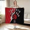 Toronto Raptors Print Flannel Blanket High Quality Warm Comfortable Cover for All Seasons Perfect for Gifts Home Decor