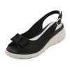Sandali con zeppa alla moda, comodi, leggeri, traspiranti, con strass, temperamentali, semplici, per donna, eleganti, primaverili