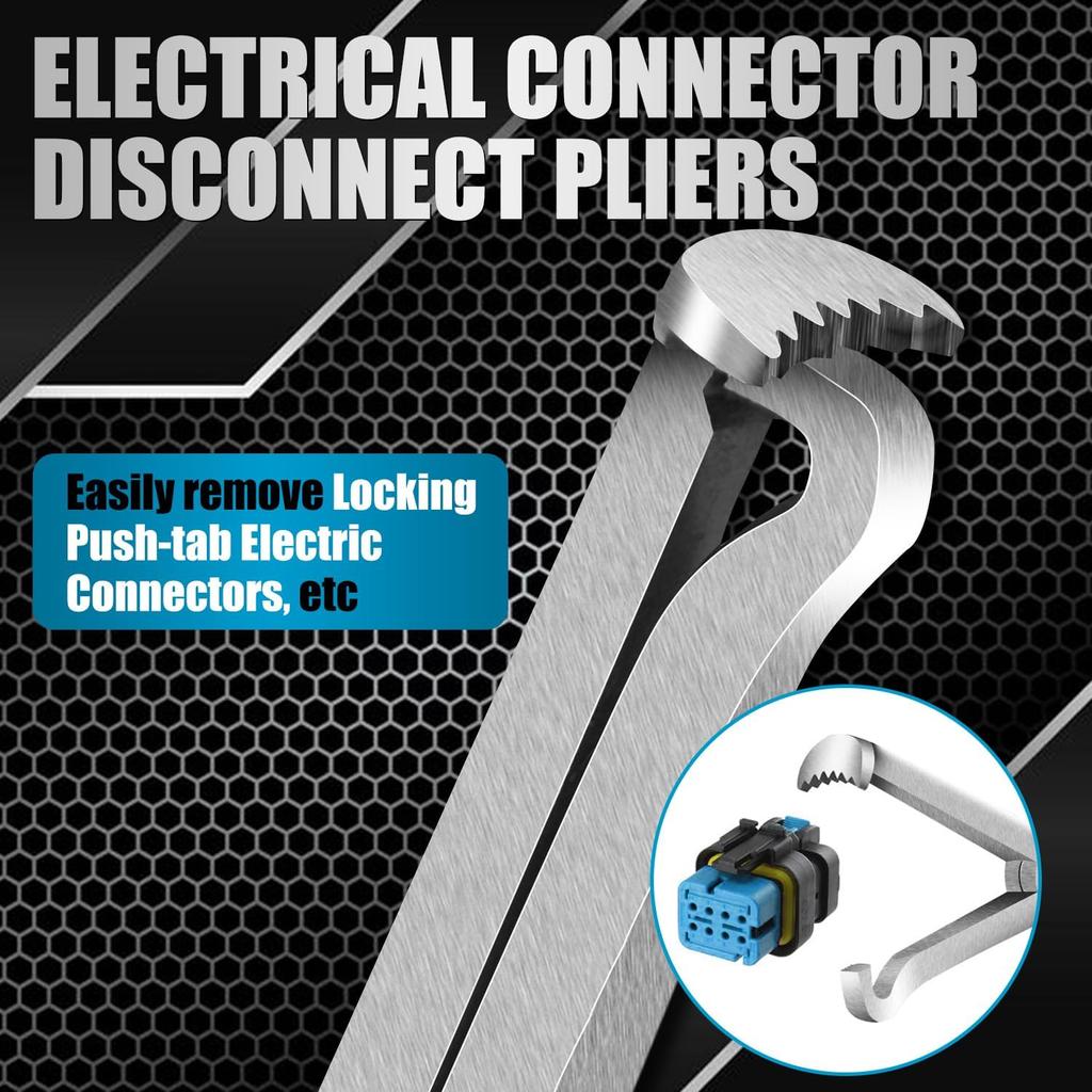 3Pcs Electrical Disconnect Pliers 37960, 60 Degree Electrical Connector Pliers 37980,Electrical Connector Separator 13120, Electrical Wiring,