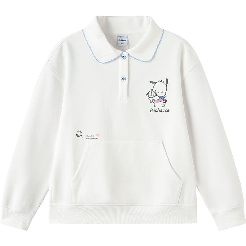 Balabala Girls' Kuromi Long Sleeve Sweatshirt