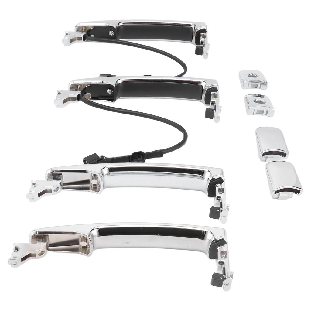 Car Outside Door Handle Set 80640‑CA012 ABS Silver Replacement for  Rogue Murano 80640‑CA012 Car Door Handles