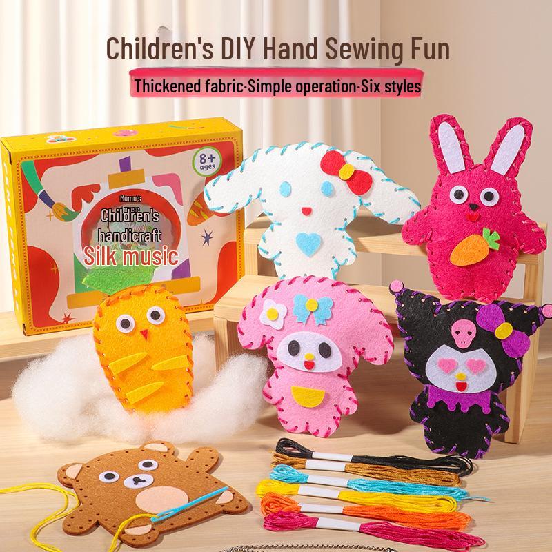 DIY Sewing Kit for Kids: Non-Woven Fabric Educational Toys for Ages 6+