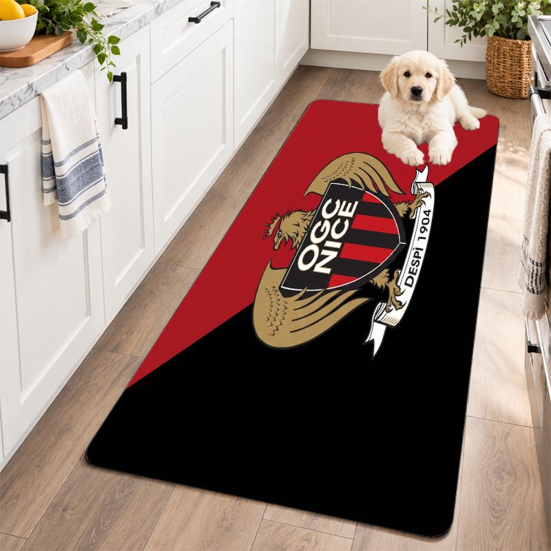 Flannel Kitchen Mat OGC Nice FC Soft Area Rug Non Slip Floor Carpet Home Decoration