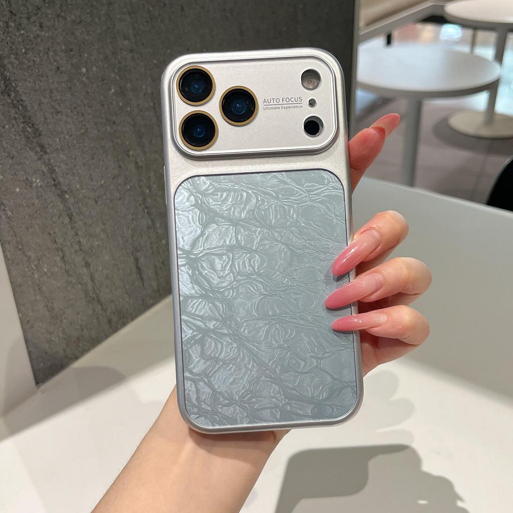 High-Value Niche Ice Crack Pattern Case for iPhone 17 Pro Max and Apple 16 Pro – Full Coverage with Drop Protection.