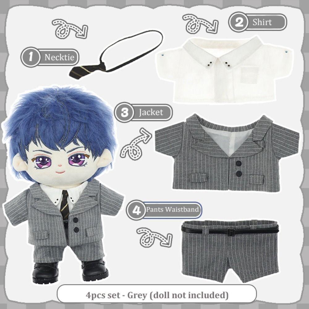 Clothing DIY 20cm Cotton Doll Clothes High Quality Changing Dressing Game Doll's Accessories