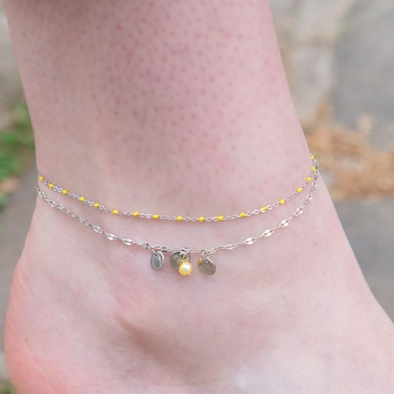 

L’OMBRILLANT Surgical Dot Bracelet_Anklet ((YELLOW) Yellow_Bracelet