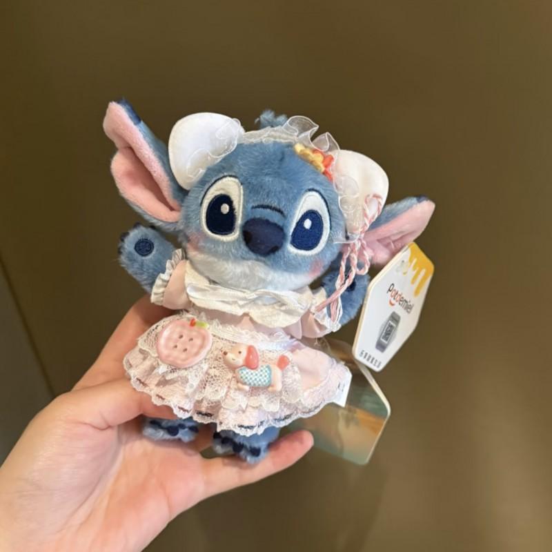 Stitch Plush Keychain Cartoon Character Pendant Cute Chef Doll Bag Charm Gift Kids