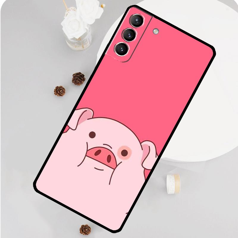 

Adorable Cute Pigs Piglets Phone Case For Samsung Galaxy S25 S26 Ultra S20 S21 S22 S23 S24 S10 Plus S25 FE Funda Cover Galaxy S23 Plus