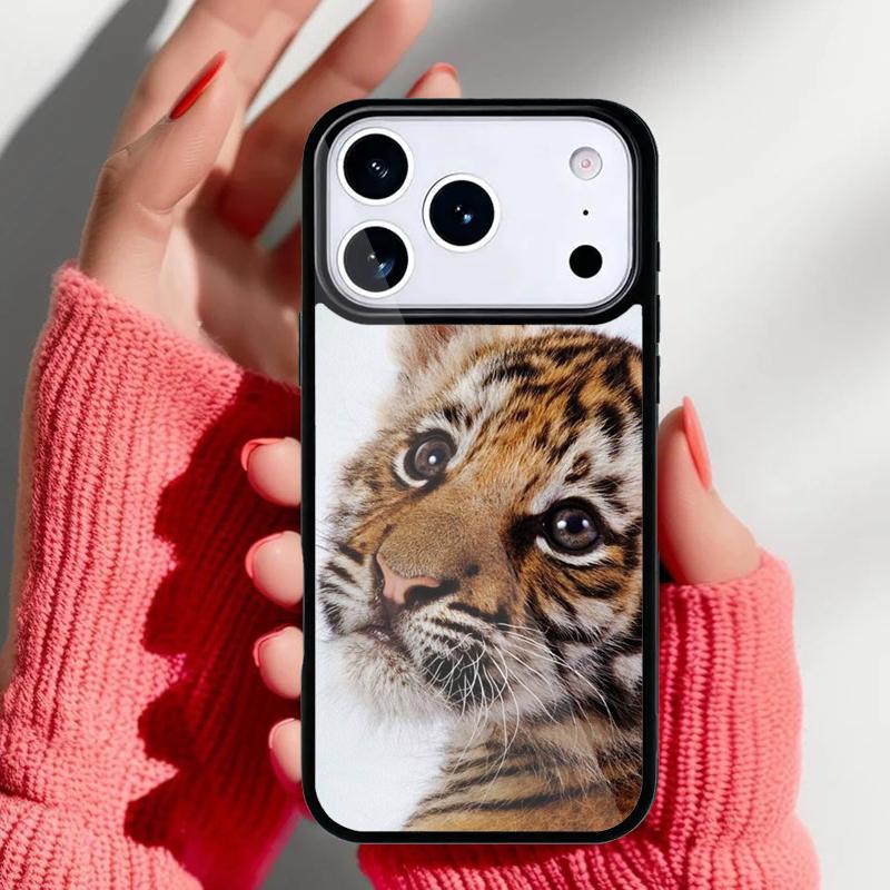 Zoo Animals 1 Tiger Cubs Phone Case for iPhone 17 Air 16e 15 14 13 Pro Max Back Cover for 12 11 Pro Coque