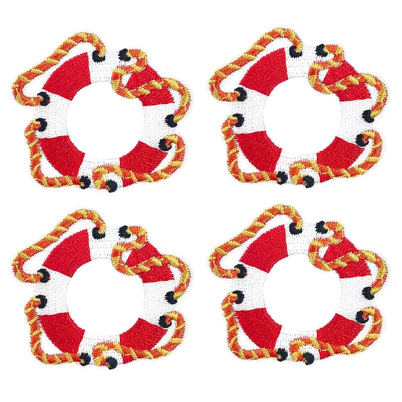 10pcs /Lots Cartoon Summer Surf Style Embroidered Fruit Drinks Patch Iron On Patches For Clothing Lobster Turtle Starfish Sew Diy