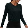 Womens Spring Tops Long Sleeve Crewneck Basic Lightweight Summer Shirts for Women Casual Loose Fit Style Womens Summer Shirts