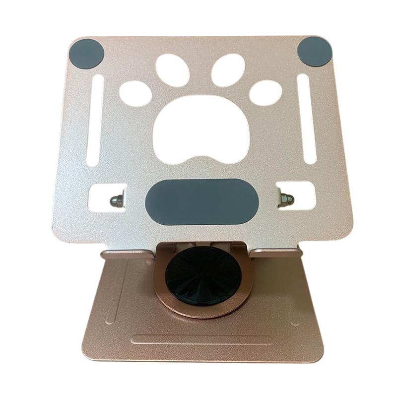 Metall 360 Grad Drehbarer Tablet-Ständer Verstellbarer Faltbarer Desktop-Halter Kompatibel Für 4,7-12 Zoll Ipad Pro/Air/Min Tablet Halterung