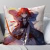 Yona Anime Akatsuki No Yona Pillow Case Fashion Square Pillowcase Bedroom Sofa Room Ins Decoration Leisure