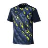 Table Tennis Wear Game Deep Size M [Mizuno] Shirt, Sweat-wicking, Quick-drying, 82JAD106, Unisex, Navy,