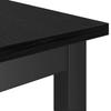 Dining Table Bench 2 pcs Black Oak Effect 100 x 32.5 x 48.5 cm