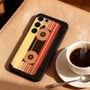 R-Retro C-Cassette T-tape Phone Case For Samsung S26,S25,24,23,22,30,21,10,9,Ultra,Plus,Lite,FE Soft Black Case
