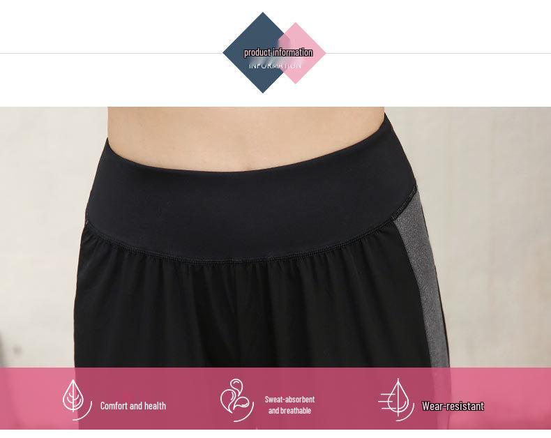 Women's Plus Size Autumn Yoga Pants – Breathable, Slimming, Loose Fit, Tapered Hem for Gym, Running, Sports