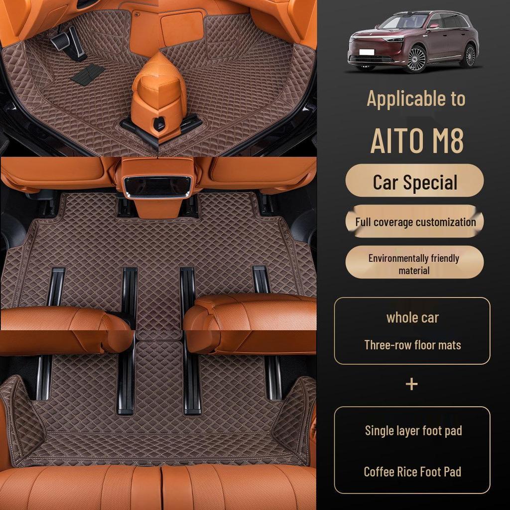 Huawei AITO M8 Six-Seater Custom Full Coverage Floor Mats