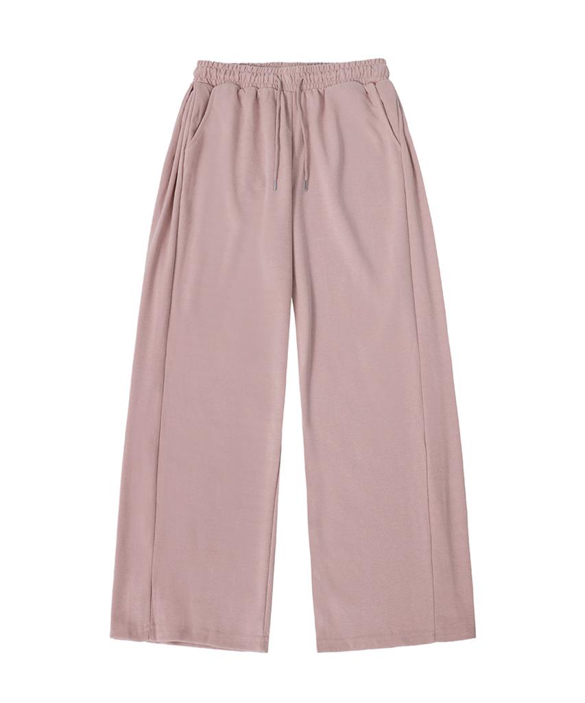 PAGESIISII Basic Side Pleat Wide Sweatpants [5 Colors]