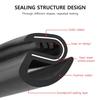 Car Door Seal Strip for Tesla Model Y Juniper Model 3 Highland 2025 Front and Rear Door Waterproof Rubber Noise Reduction Part