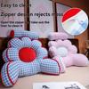 Sunflower Reading Cushion Large Lumbar Support Pillow for Bed Sofa and Office