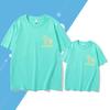 2026 Year of the Horse Red Family T-shirts – Pure Cotton Parent-Child Sets for Six, Short Sleeve with Little Horse Logo.