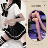 Japanese Schoolgirl Role Play Pleated Mini Skirt Lingerie Set