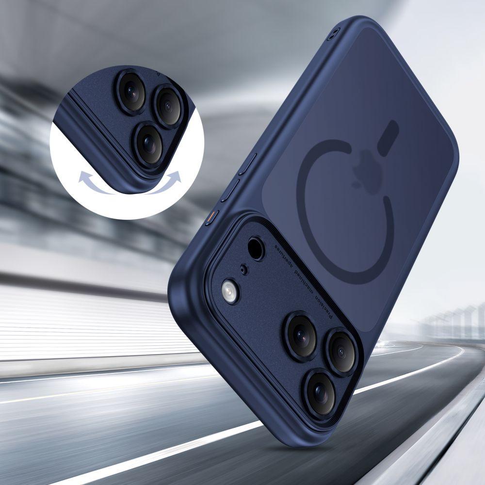 Etui Hülle für iPhone 17 Pro Magpeak Magsafe CC - dunkelblau matt