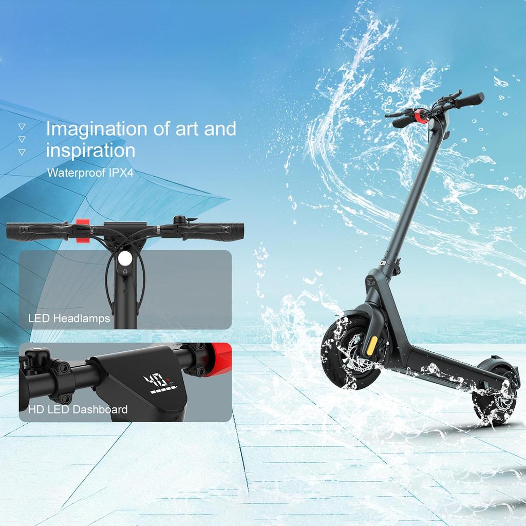 HX X9 Pro Max Folding Electric Scooter 550 Motor 36V 15.6Ah Battery 10-inch Tire Lightweight Adult Urban Commuting E-Scooter For