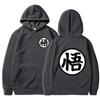 Japanese Anime Cartoon Goku Print Hoodie Autumn Winter  Hoodie Unisex Sweatshirt Women Pullovers Casual Streetwear Sportswear