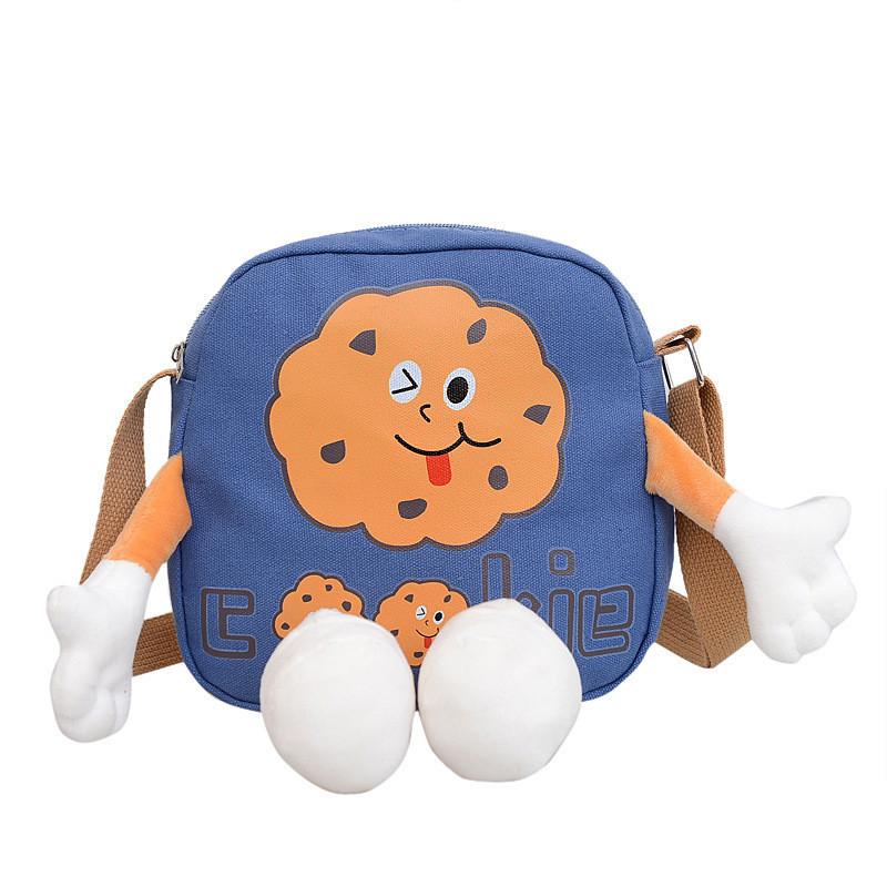 Милая и игривая холщовая сумка Ins для школы и поездок унисекс дизайн 2023