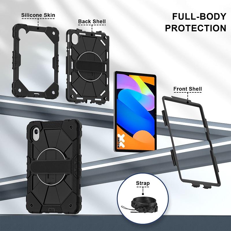360° Rotating Rugged Case for Lenovo Xiaoxin Pad 11 2026 2026 Shockproof Cover Lenovo Tab M11 Idea Tab 11 inch with hand Strap