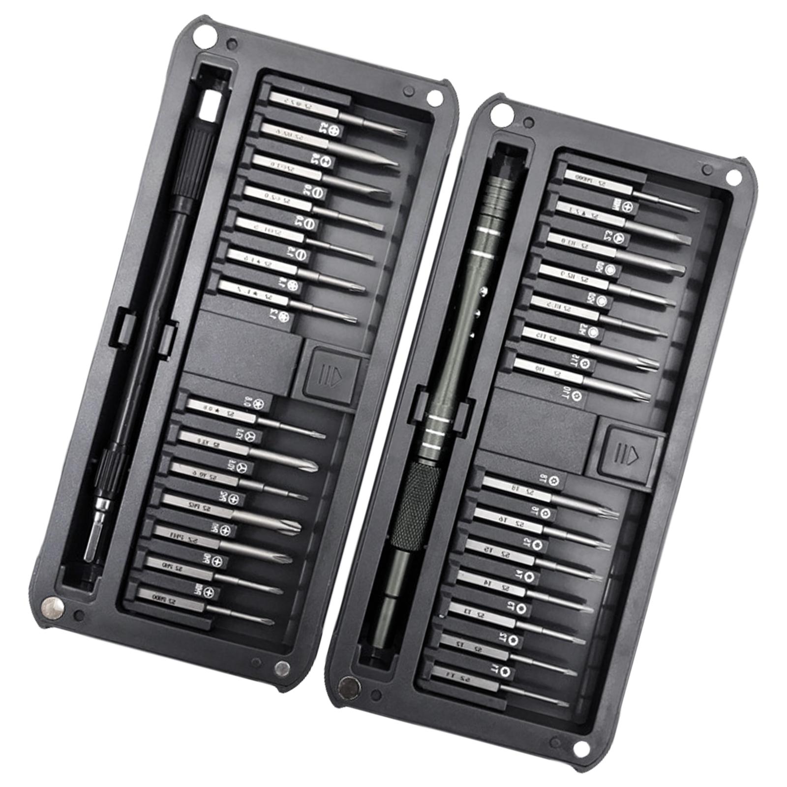 

Multi Screwdriver Set Precision Magnetic Screw Driver Bits Extended Mini Hand Tools For Phone Laptop Repair Kit