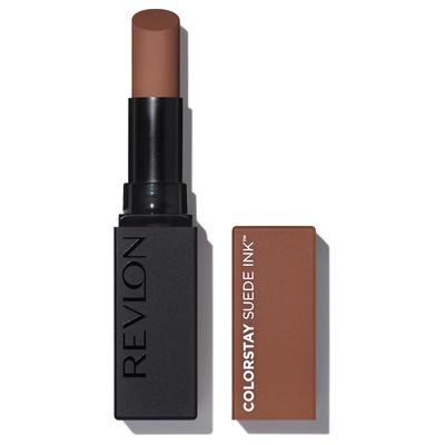 Revlon ColorStay Suede Ink Lipstick 004 Pure Color Brick Tinted Soft Talent, Image Brown, Lip, Long-Lasting, Matte, 2.55g