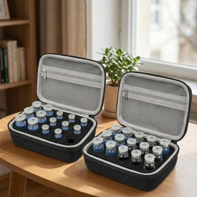 Waterproof Insulin Bottle Protector 15 Slots Essential Oils Carrying Box  Home Travel Use