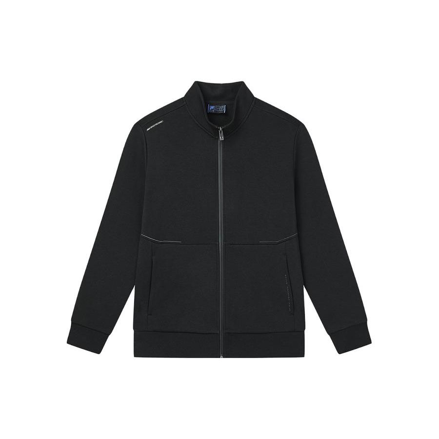 

FILA однотонная куртка с длинным рукавом и воротником-молнией, мужские куртки, черный цвет F11M342504FBK M